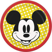 Disney Mickey Mouse Round 7" Dessert Plates 8ct