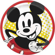 Disney Mickey Mouse Round 9" Dinner Plates 8ct