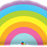 36" Radiant Rainbow Shaped Foil Balloon
