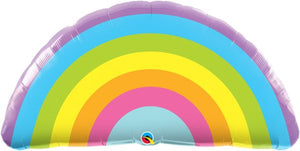 36" Radiant Rainbow Shaped Foil Balloon