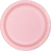 7 in. Classic Pink Dessert Paper Plates 24ct. 
