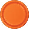 7 in. Sunkissed Orange Dessert Paper Plates 24 ct.