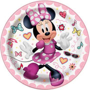 Disney Iconic Minnie Mouse Round 7" Dessert Plates 8ct
