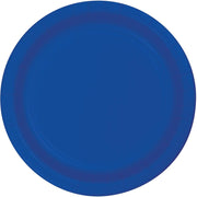 7 in. Cobalt Blue Dessert Paper Plates 24 ct. 