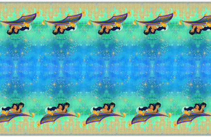 Disney Aladdin Rectangular Plastic Table Cover 54"x84"  1 ct.