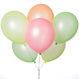 Neon Latex Balloons  10ct