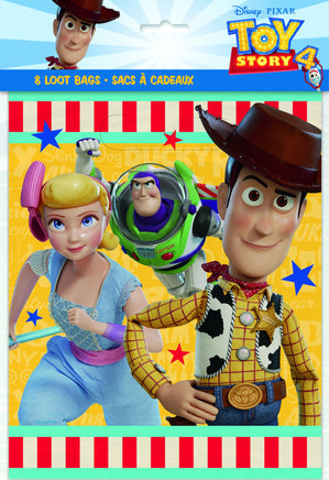 Disney Toy Story 4 Loot Bags 8 ct.