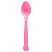 Bright Pink Heavy Weight Spoons 20 ct.