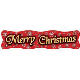 GIANT "MERRY CHRISTMAS" BANNER