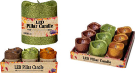 Harvest LED Pillar Candle