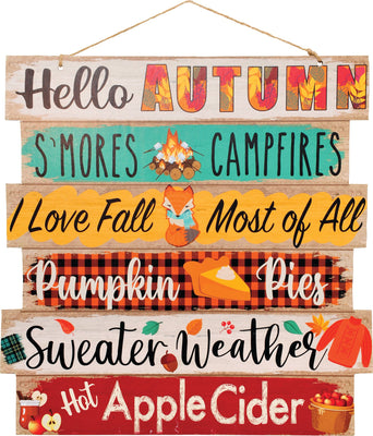 Fall Greetings Sign