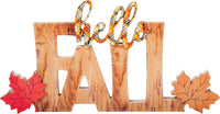 15" Fall Greetings Table Top Sign