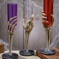 Skeleton Hand Flute Glass