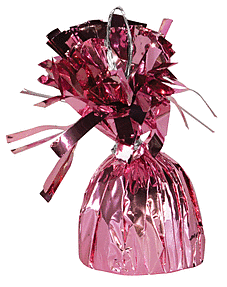 175 G FRINGED FOIL WGT - PINK