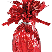 175 G FRINGED FOIL WGT - RED