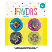 Plastic Yo-Yo Favors  4ct