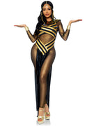 3 PC. Nile Queen Catsuit Dress