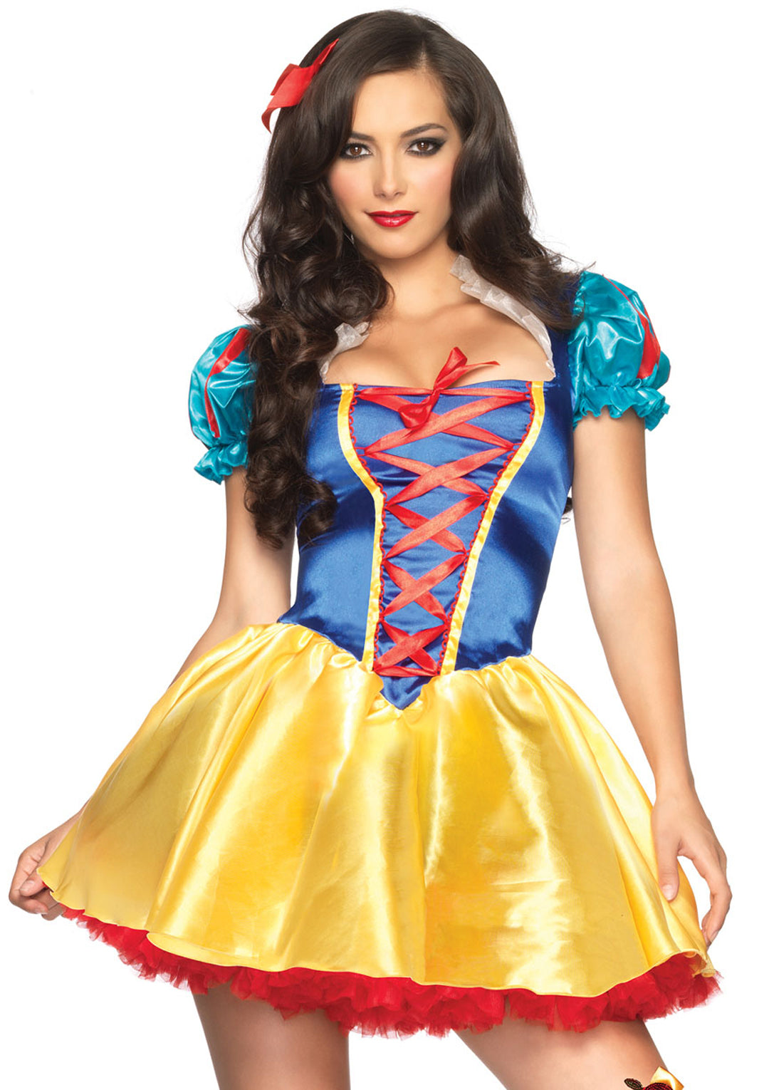 snow white corset dress Fairytale Costume Ren faire outfit Color:#51 Ice Colour: EMERALD Ice Blue Beaded Lace while the versatile straps