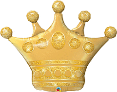 41" GOLDEN CROWN SHAPE