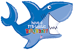 39" BIRTHDAY SHARK SHAPE