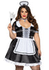 3pc. Classic French Maid- Plus Size