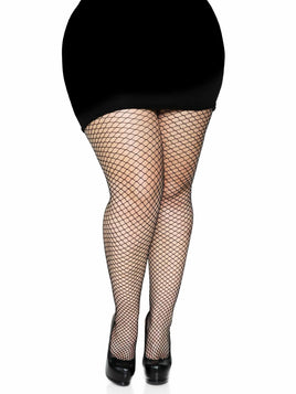 Women's Plus Size Spandex Industrial Net Tights