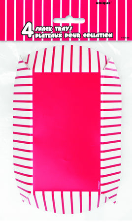 Paper Snack Trays 4 ct