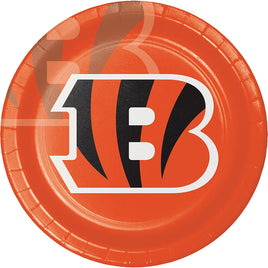 9in. Cincinnati Bengals Paper Plates 8 ct.