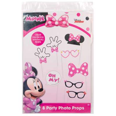 Disney Minnie Mouse Photo Booth Props 8ct