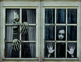 47in Spooky Window Décor