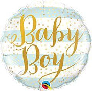 18" BABY BOY BLUE STRIPES