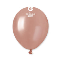 5in. Metallic Gemar Latex Balloon 100 ct.