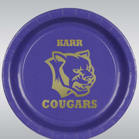 Custom School Spirit Plates 8 ct.