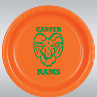 Custom School Spirit Plates 8 ct.