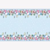 Disney Alice in Wonderland Rectangular Plastic Tablecover 54 in. X 84 in.   1 ct. 
