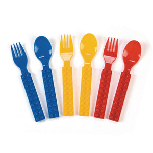 Block Party Fork and Spoon Set  1 Set  (16 pcs.)