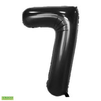 34" BLACK NUMBER MYLAR/FOIL BALLOON