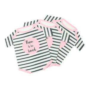 Born To Be Loved Romper Napkins Pink  12 ct.  
