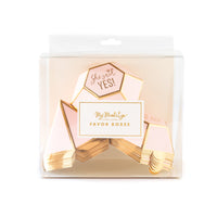 Bride To Be Diamond Shaped Favor Boxes  10 ct. 