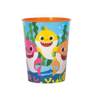 16 oz. Baby Shark Plastic Stadium Cup  1 ct. 