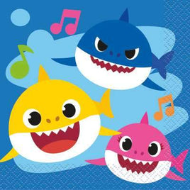 Baby Shark Beverage Napkins 16 ct.