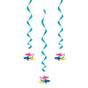 Baby Shark Hanging Swirls 26"  3 ct. 