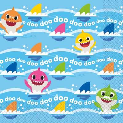 Baby Shark Lunch Napkins 16 ct.