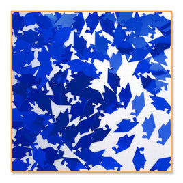 Blue Grad Caps Confetti
