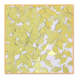 Gold Grad Caps Confetti