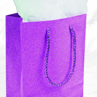 HOT PINK DIAMOND GIFT BAG  9" X 7" X 4"