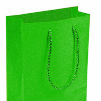 GREEN DIAMOND GIFT BAG  9" X  7" X 4"