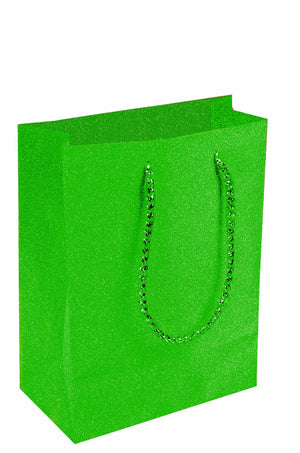 GREEN DIAMOND GIFT BAG  9" X  7" X 4"