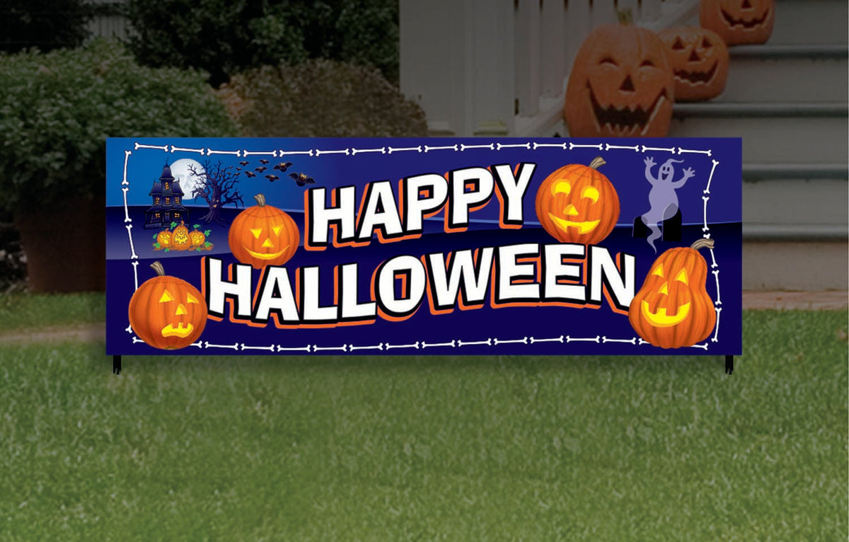 Halloween Lawn Banner| Party Stop