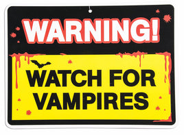 Warning Sign- Watch Out Vampire